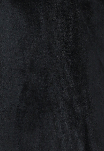 SALE30 Zwart Velours Wide Leg Huispak