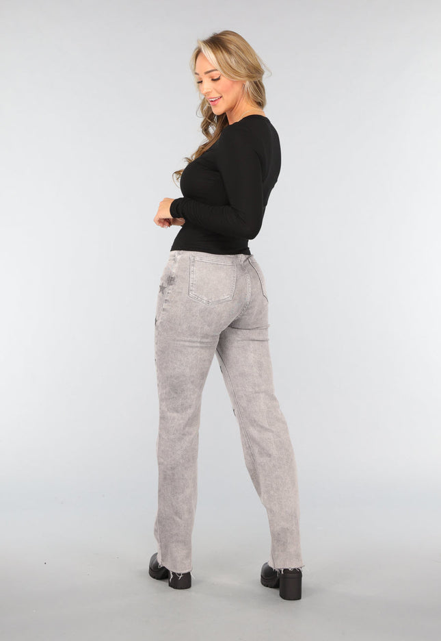 SALE30 Zwarte Longsleeve Stretch Top