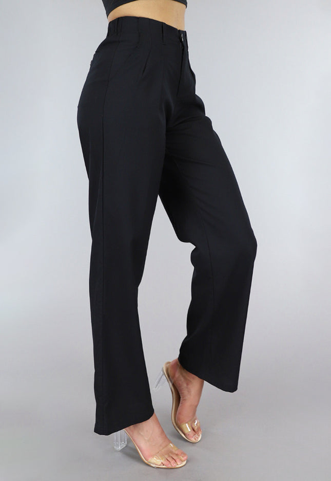 SALE30 Zwarte Paperbag Broek