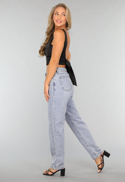 SALE30 Zwarte Satin Top met Strikdetail