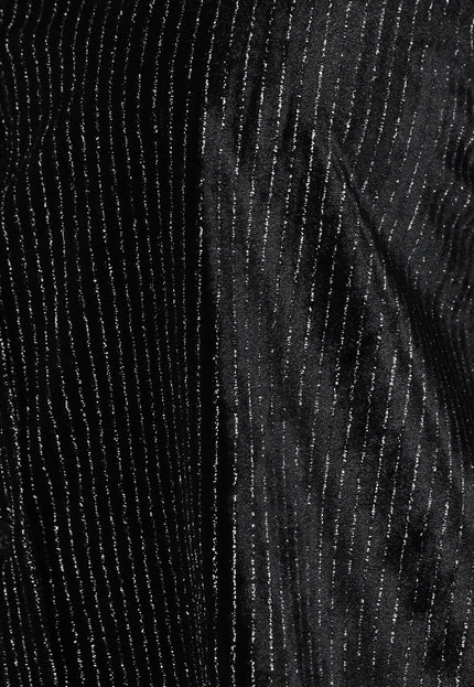 SALE30 Zwarte Velvet Glitter Two Piece