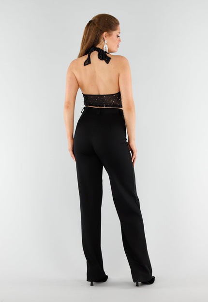 SALE30 Zwarte Velvet Hakken