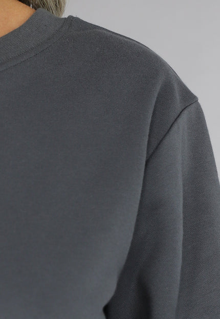 SALE50 Antraciet Trui met One Shoulder