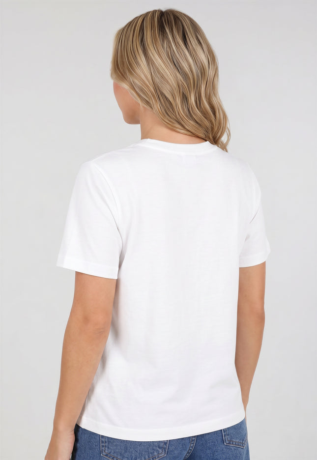 SALE50 Basic Wit T-Shirt