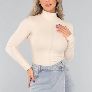 SALE50 Beige Ribstof Coltrui