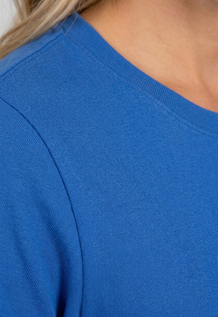 SALE50 Blauw Basic T-Shirt