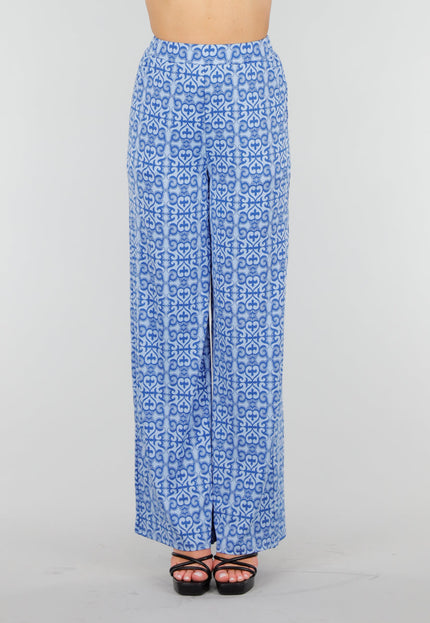 SALE50 Blauwe High Waist Stretch broek