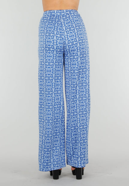 SALE50 Blauwe High Waist Stretch broek