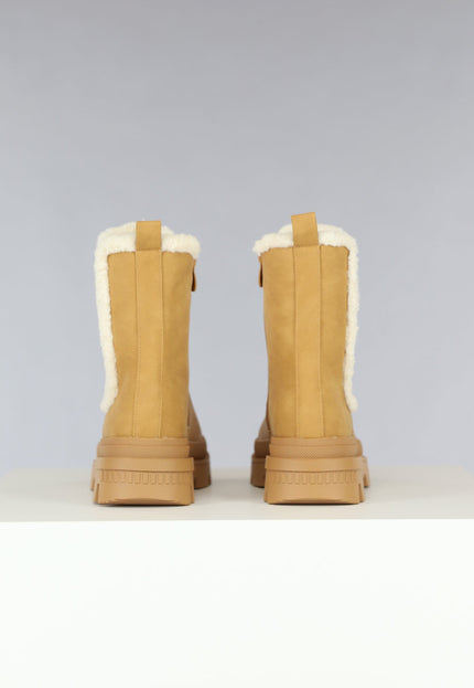 SALE50 Camel Suèdelook Chelsea Boots