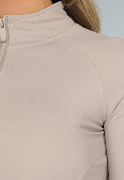 SALE50 Cropped Sportjasje met Hoge Kraag