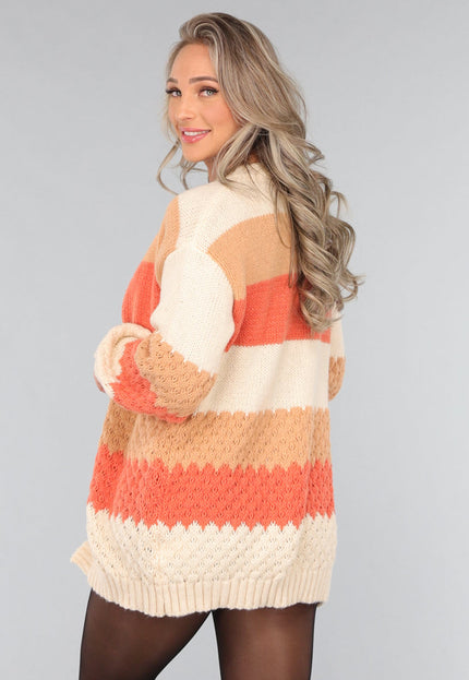 SALE50 Gebreide Multicolor Cardigan