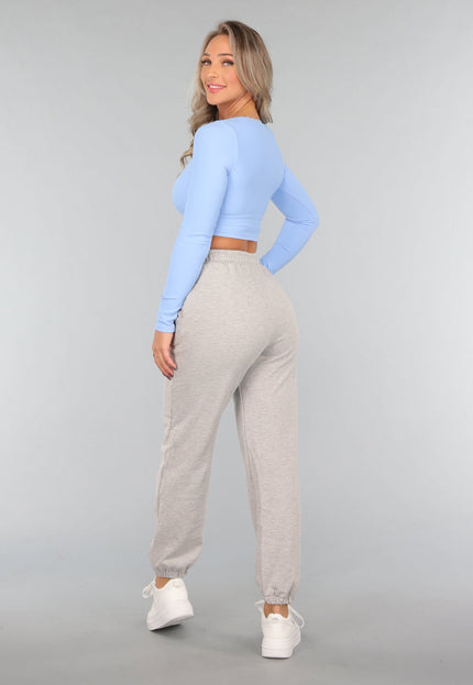 SALE50 Grijze Jogger met Cutout