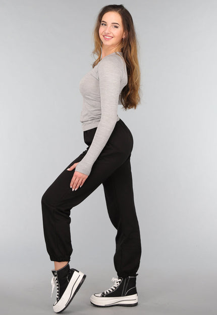 SALE50 Grijze Stretchy Longsleeve Sporttop