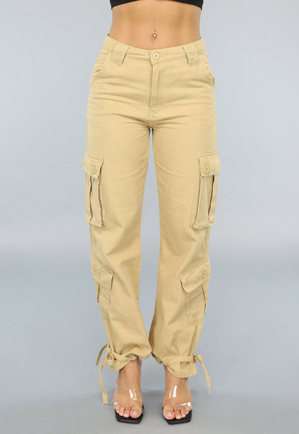 SALE50 Khaki Carpenter Cargo Broek