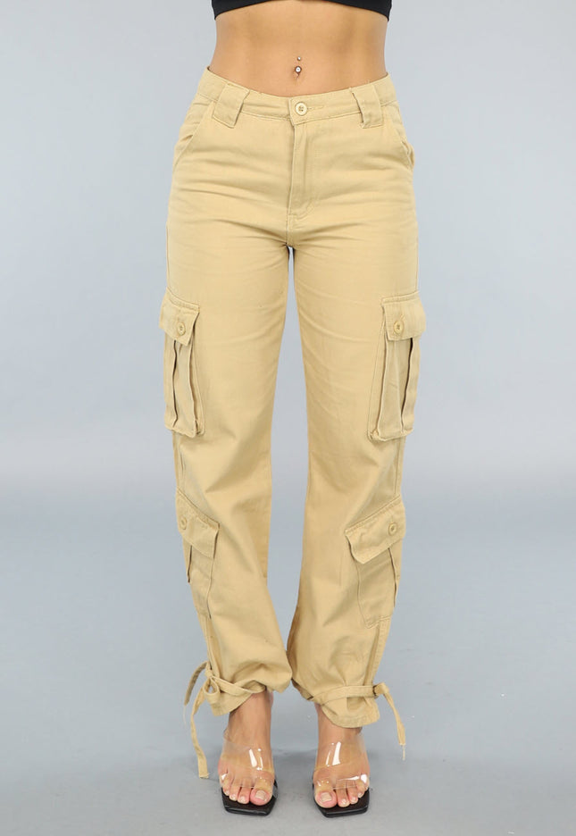 SALE50 Khaki Carpenter Cargo Broek