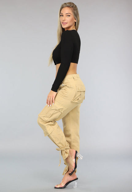 SALE50 Khaki Carpenter Cargo Broek