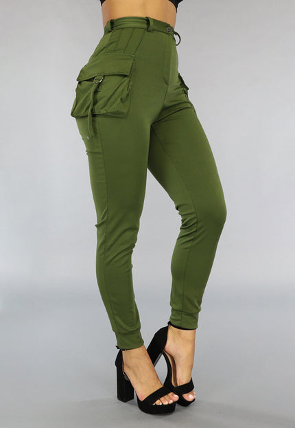 SALE50 Lange Groene Cargo Broek