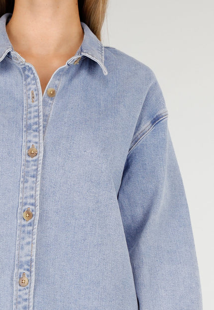 SALE50 Lichtblauwe Denim Blouse