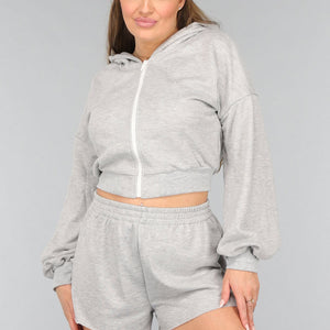 SALE50 Lichtgrijze Two Piece met Vest