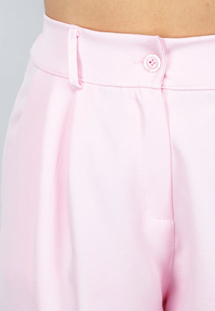 SALE50 Lichtroze Gilet Co Ord Set met Pantalon