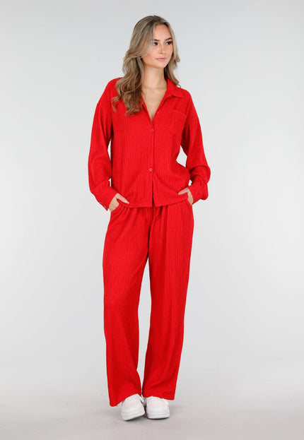 SALE50 Rode Plissé Two Piece Set