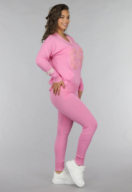 SALE50 Roze Two Piece met Teddy Cijfers