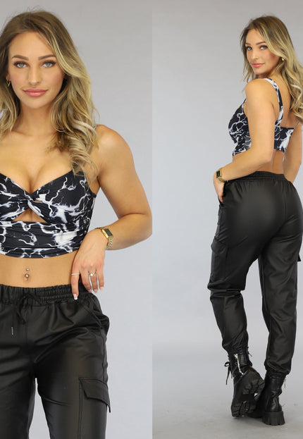 SALE50 Thunder Crop Top