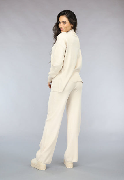 SALE50 Zachte Beige Lounge Set met Overslag