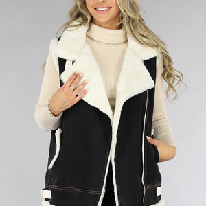 SALE50 Zwart Denim Gilet