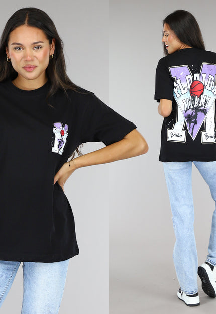 SALE50 Zwart Oversized Basketbal T-Shirt