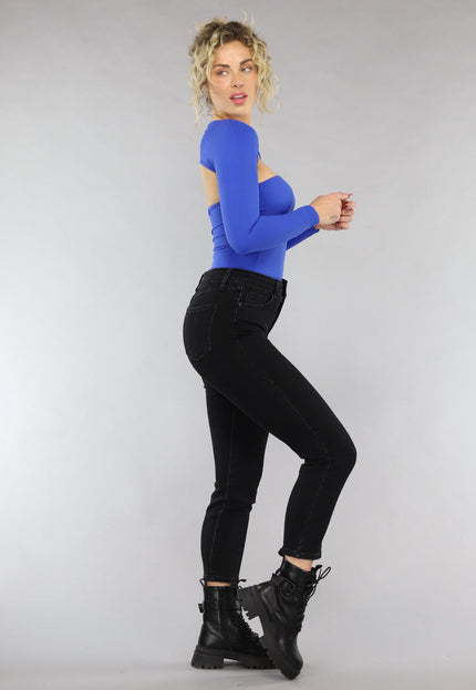 SALE80 Bandeau Top met Bolero in Kobalt Blauw