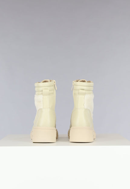 SALE80 Beige Teddy Veterboots