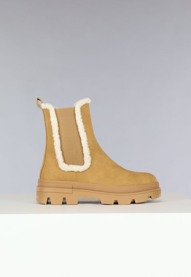 SALE80 Camel Suèdelook Chelsea Boots