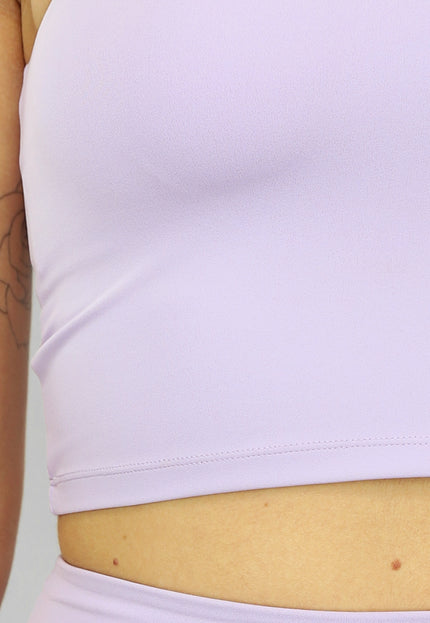 SALE80 Lila Halter Top met Uitneembare Pads