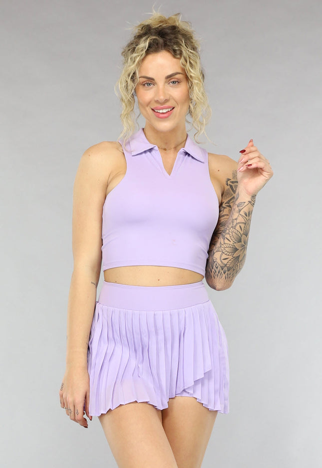 SALE80 Lila Halter Top met Uitneembare Pads