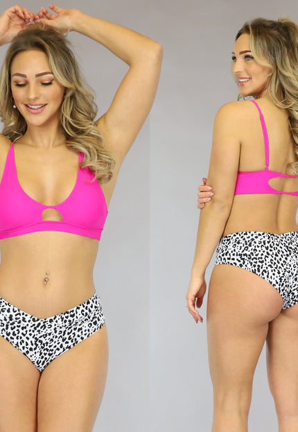 SALE85 Classic Panter Bikinibroekje met Crossover