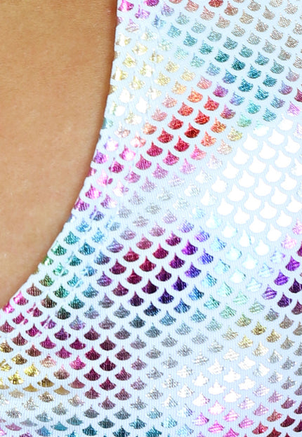 SALE85 Holografisch Rainbow Bikinibroekje