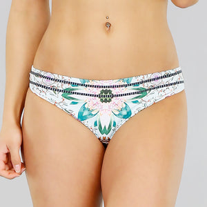SALE85 Longline Print Bikini - Broekje