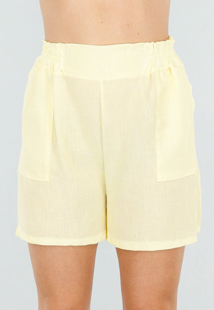 SALESELECTIE Botergele Set met Short en Ceintuur