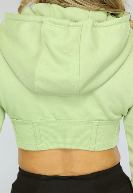 SALESELECTIE Cropped Korset Look Vestje In Groen