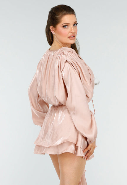SALESELECTIE Elegante Roze Jurk met Strik