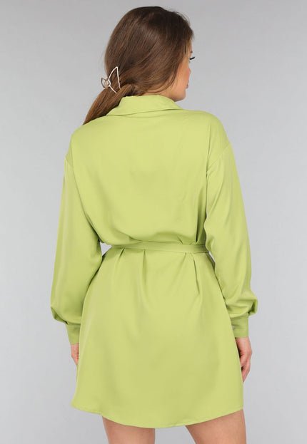 SALESELECTIE Groene Blouse met Tailleband en Short