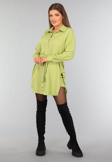 SALESELECTIE Groene Blouse met Tailleband en Short