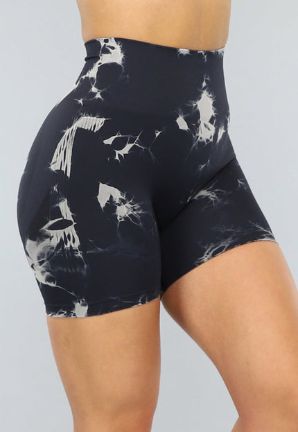 SALESELECTIE Kort Fitness Broekje met Scrunch in Print