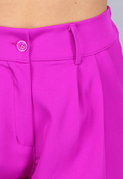 SALESELECTIE Pantalon en Gilet Suit in Fluoriserend Magenta