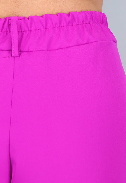 SALESELECTIE Pantalon en Gilet Suit in Fluoriserend Magenta