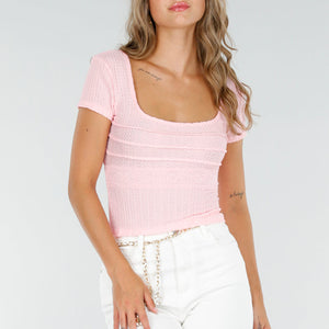 SALESELECTIE Schattige Roze Top
