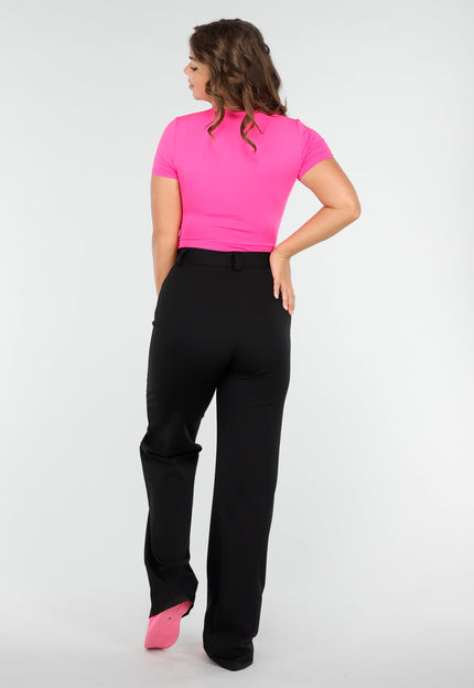 SALESELECTIE Shortsleeve Twist Bodysuit in Felroze
