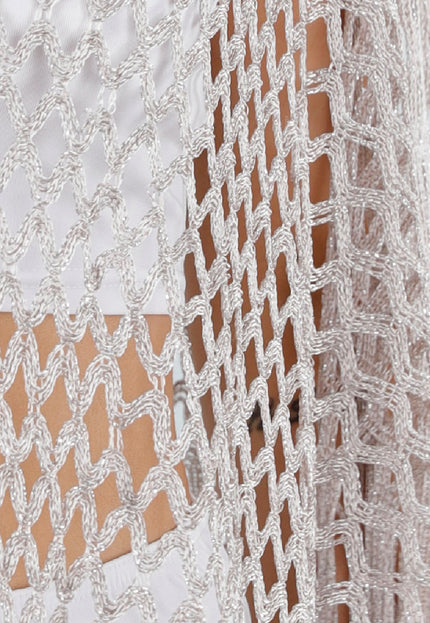 SALESELECTIE Taupe Netstof Cover-Up