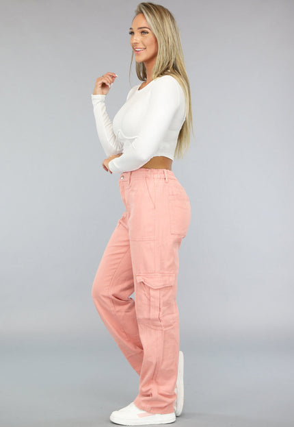 SALESELECTIE Witte Longsleeve Top met Korset Detail